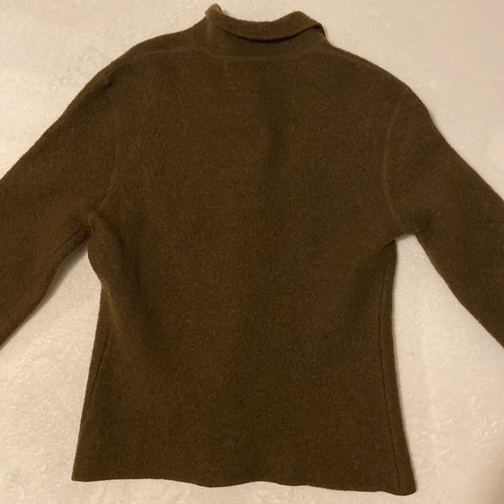 Vintage 100% Wool Evan-Picone Jacket. Pine Green w/Brown Buttons. XL-fits like L - Picture 8 of 13